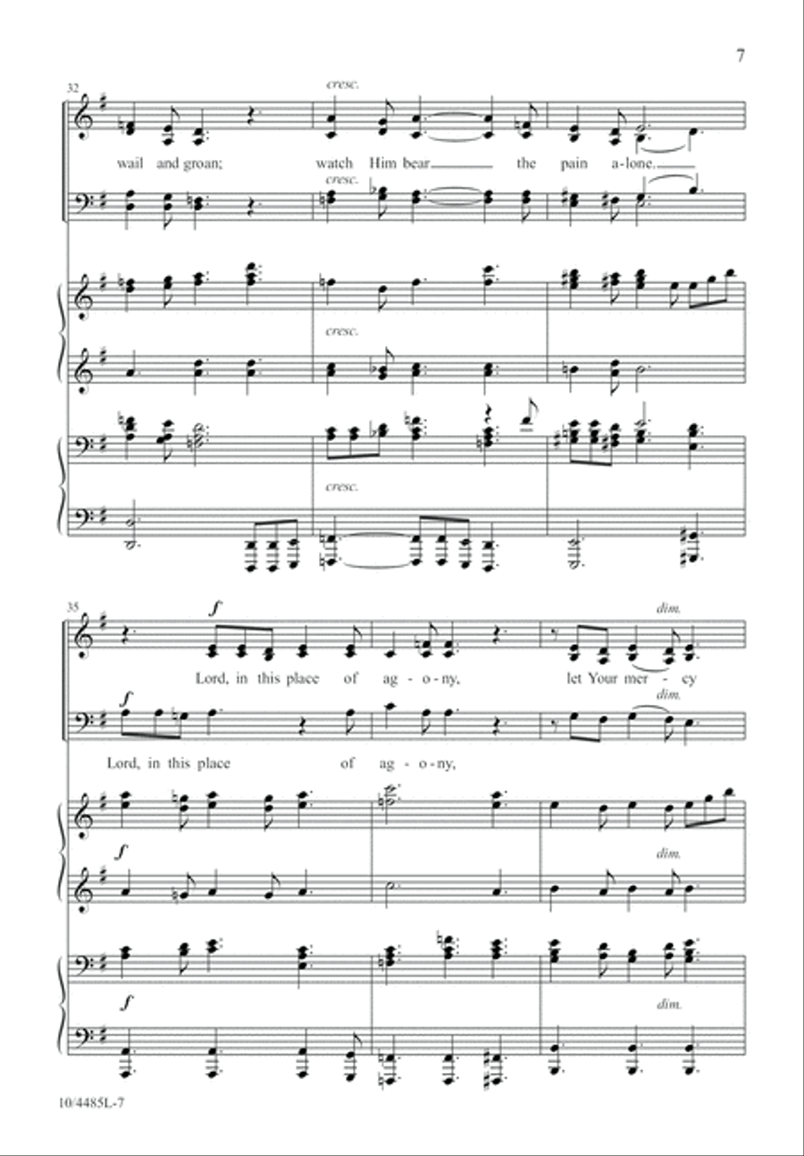 At the Cross of Jesus At the Cross of Jesus 4-Part scores gallery preview page 8