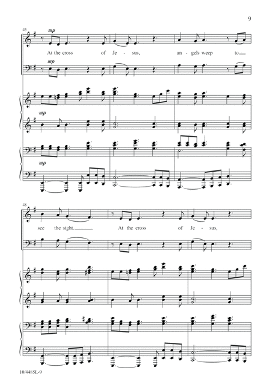 At the Cross of Jesus At the Cross of Jesus 4-Part scores gallery preview page 10
