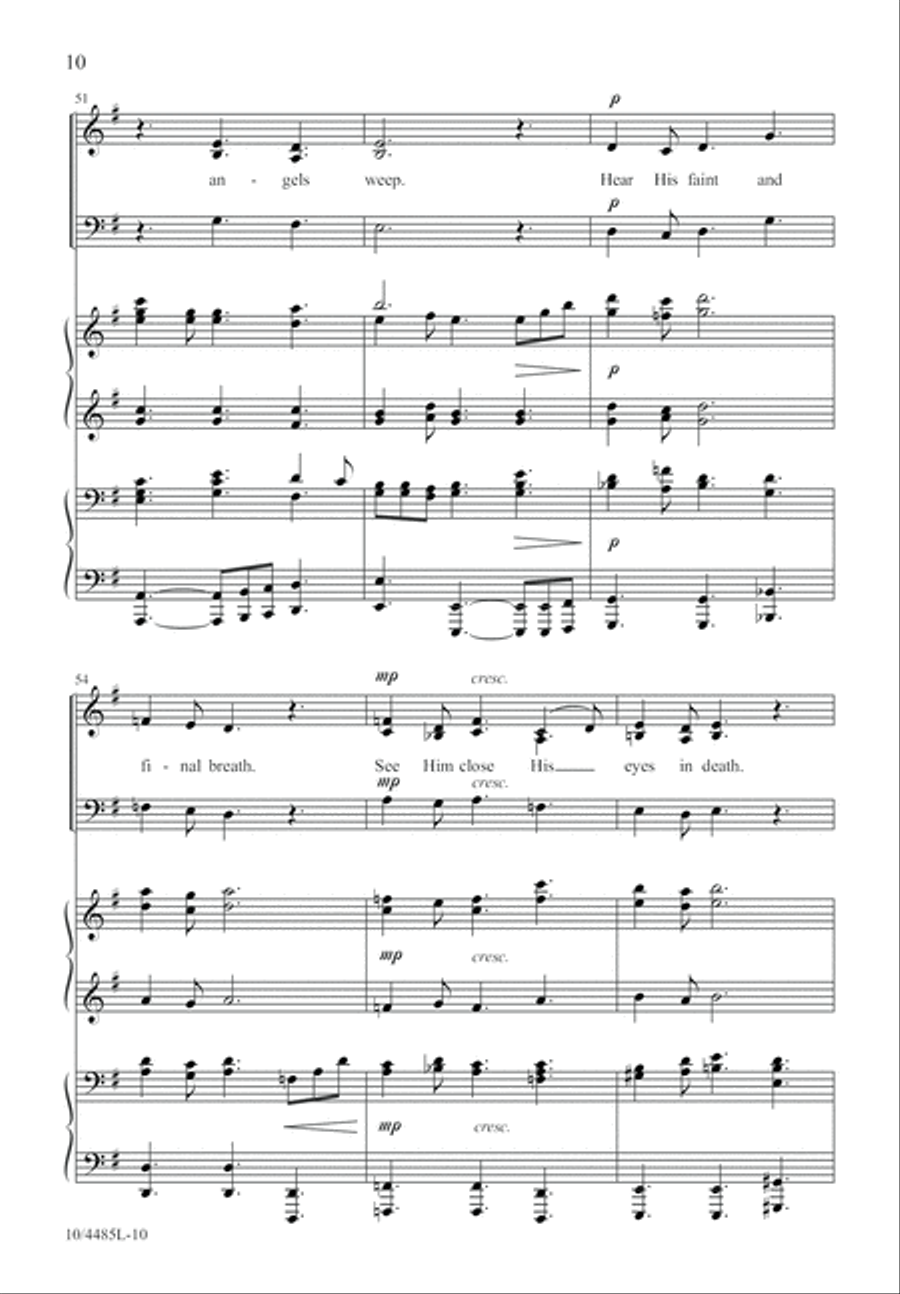 At the Cross of Jesus At the Cross of Jesus 4-Part scores gallery preview page 11