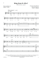 King Jesus Is Alive! 4-Part scores gallery preview page 3