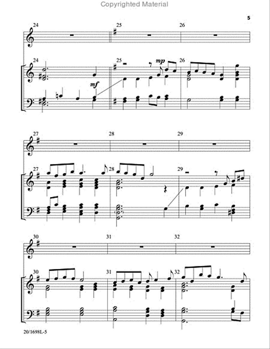 All Glory, Laud and Honor 5-Octaves scores gallery preview page 5