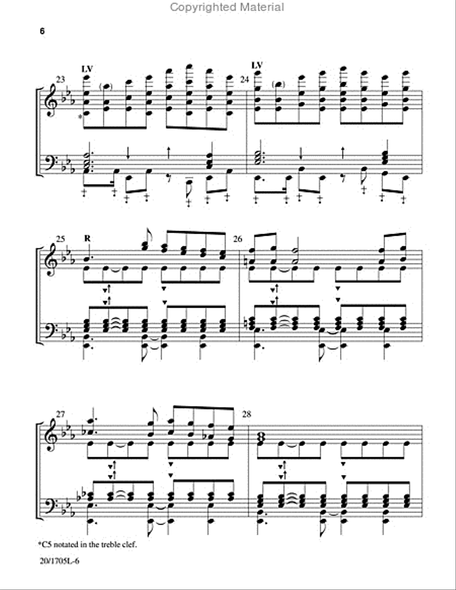 A Declaration of Praise 5-Octaves scores gallery preview page 6