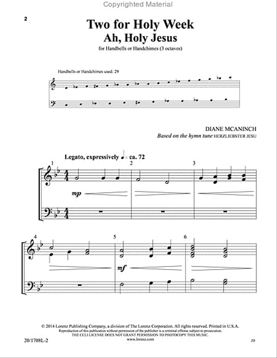 Two for Holy Week Two for Holy Week 3-Octaves scores gallery preview page 2