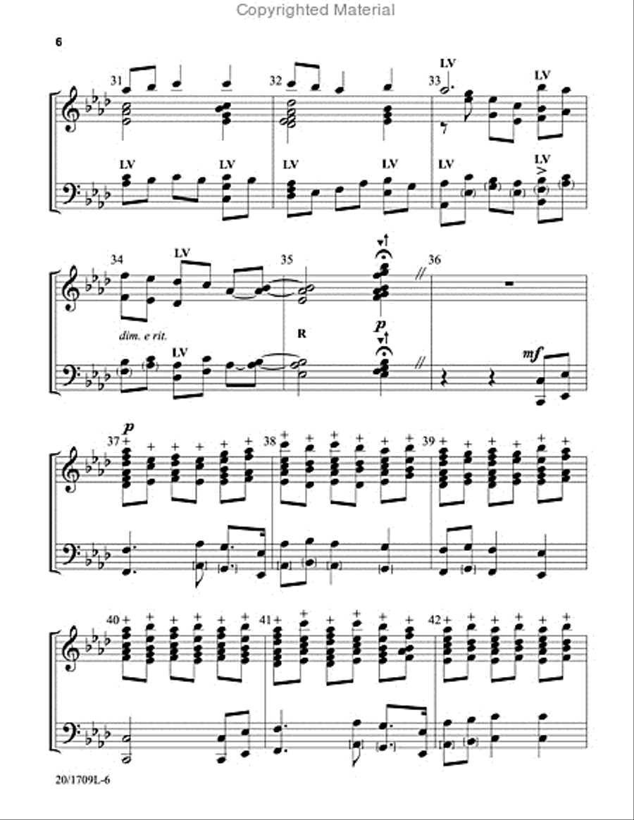 I Vow to Thee, My Country 5-Octaves scores gallery preview page 5