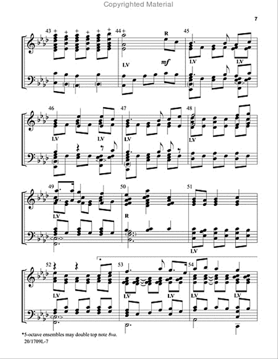 I Vow to Thee, My Country 5-Octaves scores gallery preview page 6