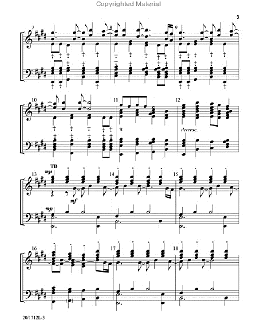 Blessed Be Your Name 5-Octaves scores gallery preview page 3