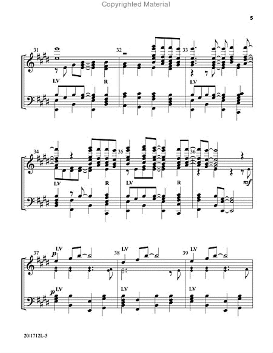 Blessed Be Your Name 5-Octaves scores gallery preview page 5