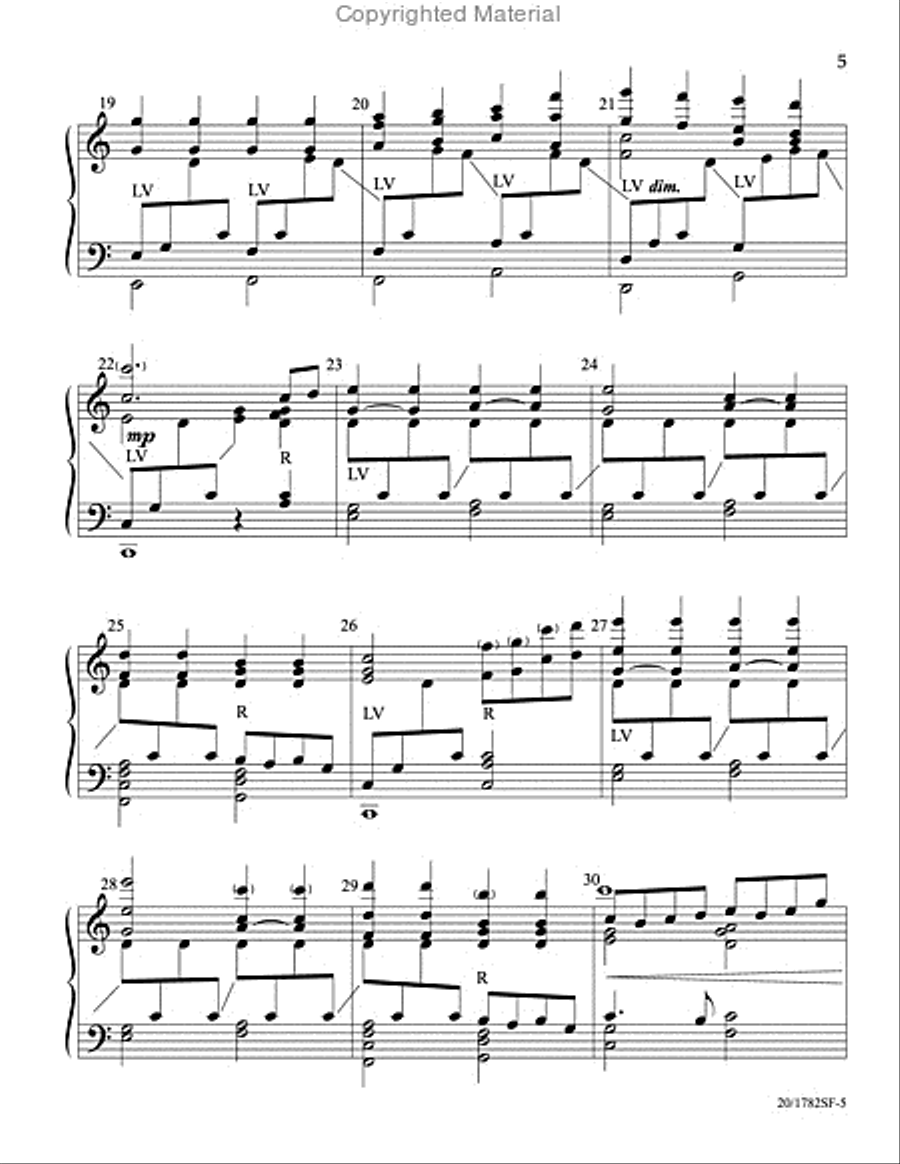 I Saw the Cross of Jesus 5-Octaves scores gallery preview page 4
