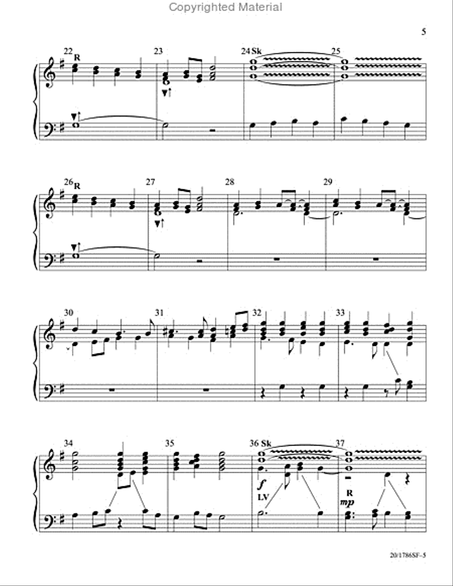 Glorious Things of Thee Are Spoken 2-Octaves scores gallery preview page 4