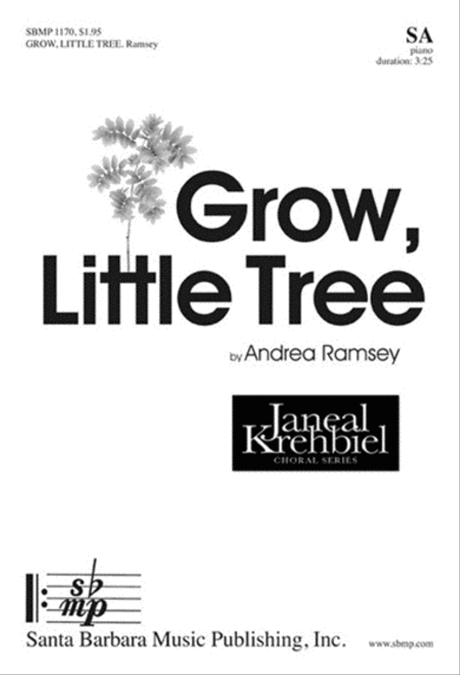 Grow, Little Tree - SA Octavo SA scores gallery preview page 1