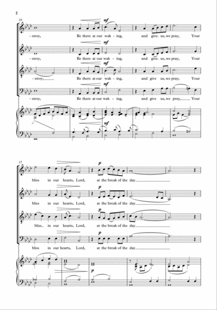 From the break of the day Choir scores gallery preview page 3