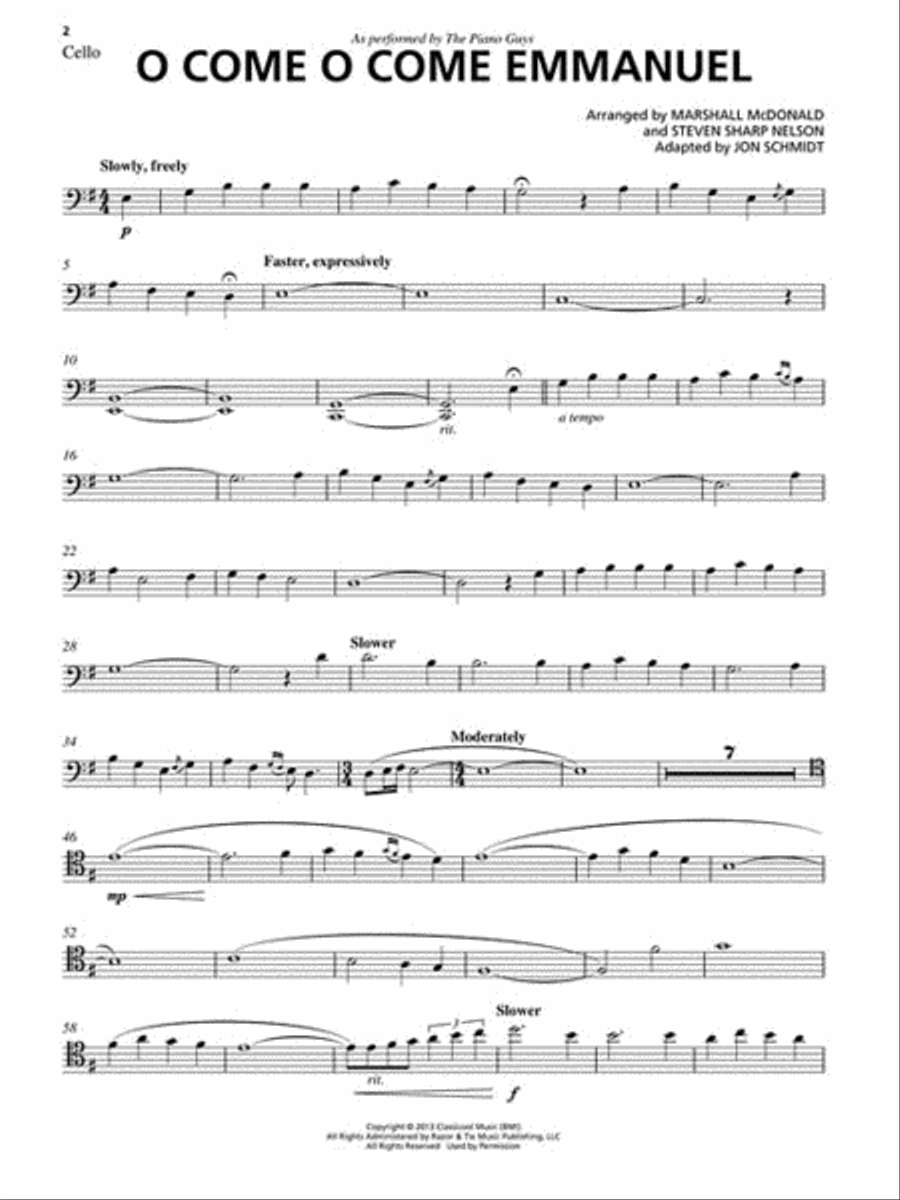 The Piano Guys – A Family Christmas Cello scores gallery preview page 3