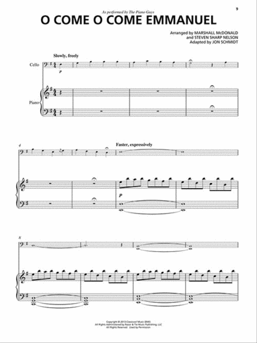 The Piano Guys – A Family Christmas Cello scores gallery preview page 4