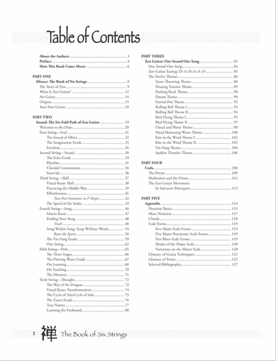 The Book of Six Strings CD scores gallery preview page 2