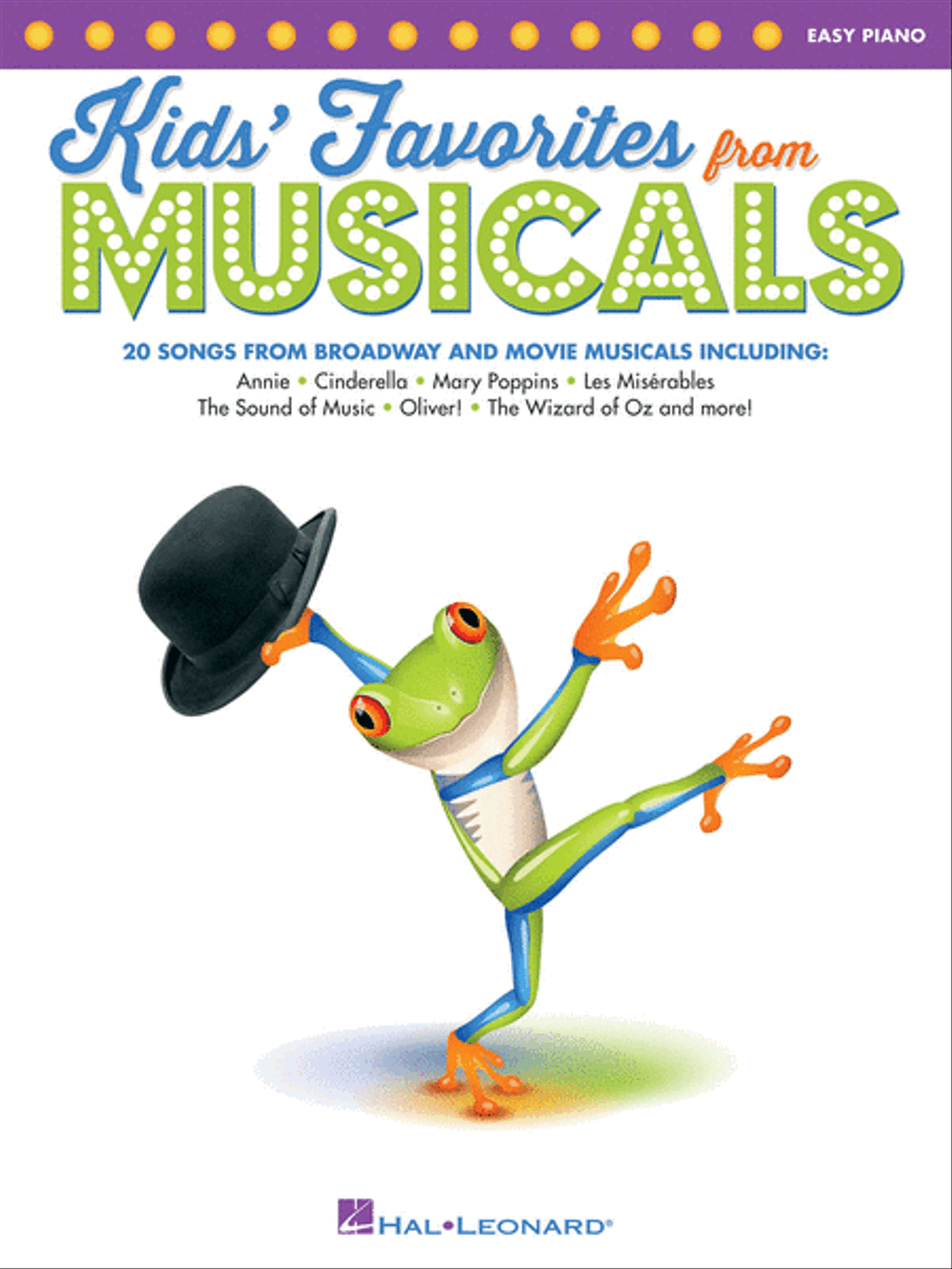Kids' Favorites from Musicals Easy Piano scores gallery preview page 1