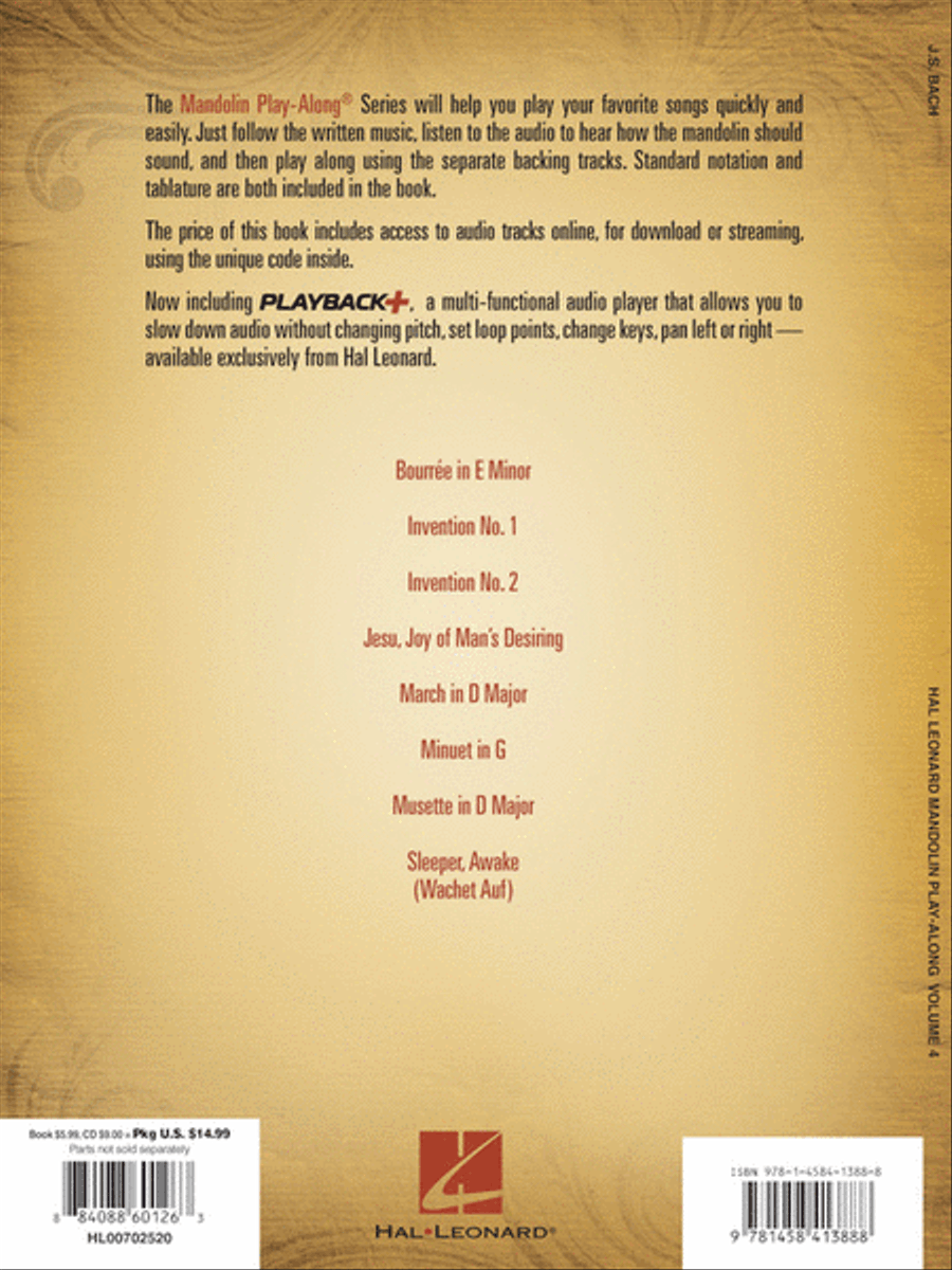 J.S. Bach J.S. Bach Mandolin scores gallery preview page 5
