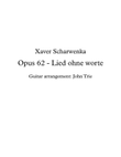 Opus 62, Lied ohne worte