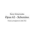 Opus 62, Scherzino - tab