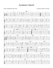 Academic March - tab