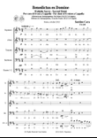 Benedictus es Domine - Sacred Motet for 6 voices a cappella