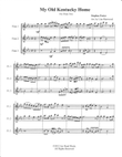 My Old Kentucky Home Flute Trio