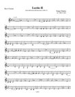 Lectio II from Officium defunctorum (1603) for Clarinet Quartet