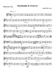 Sarabande and Grooves for Sax Quartet