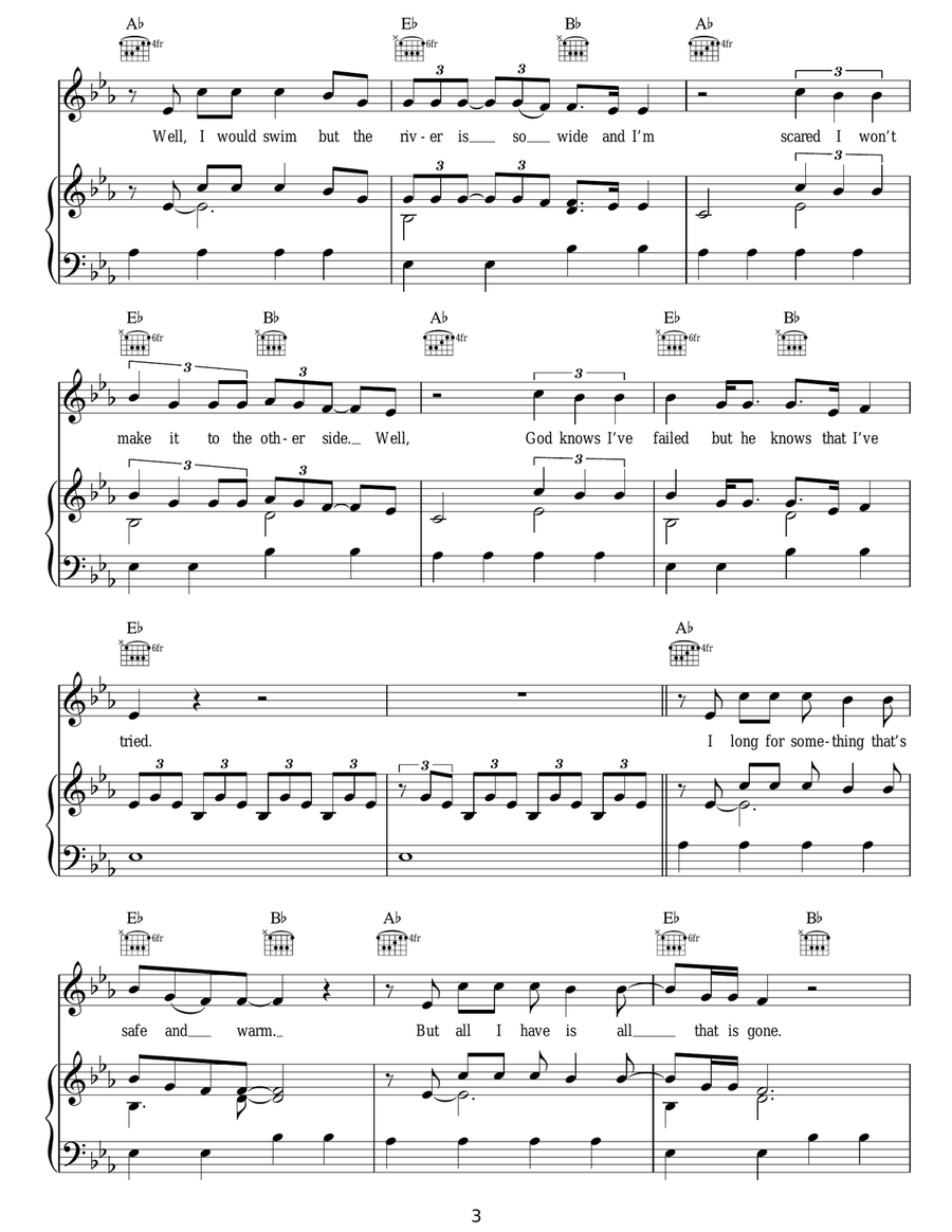 Feather On The Clyde Feather On The Clyde Acoustic Guitar scores gallery preview page 3