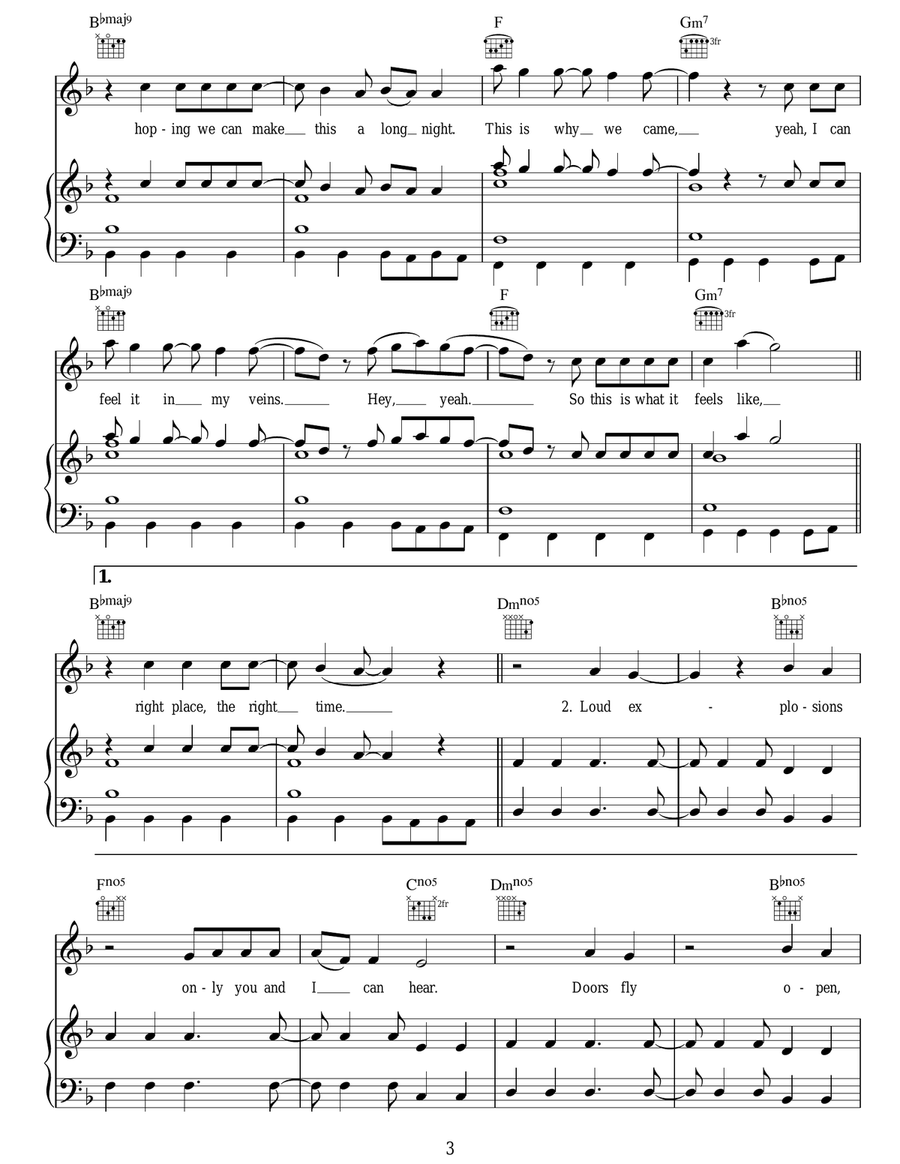 Right Place Right Time Right Place Right Time Acoustic Guitar scores gallery preview page 3