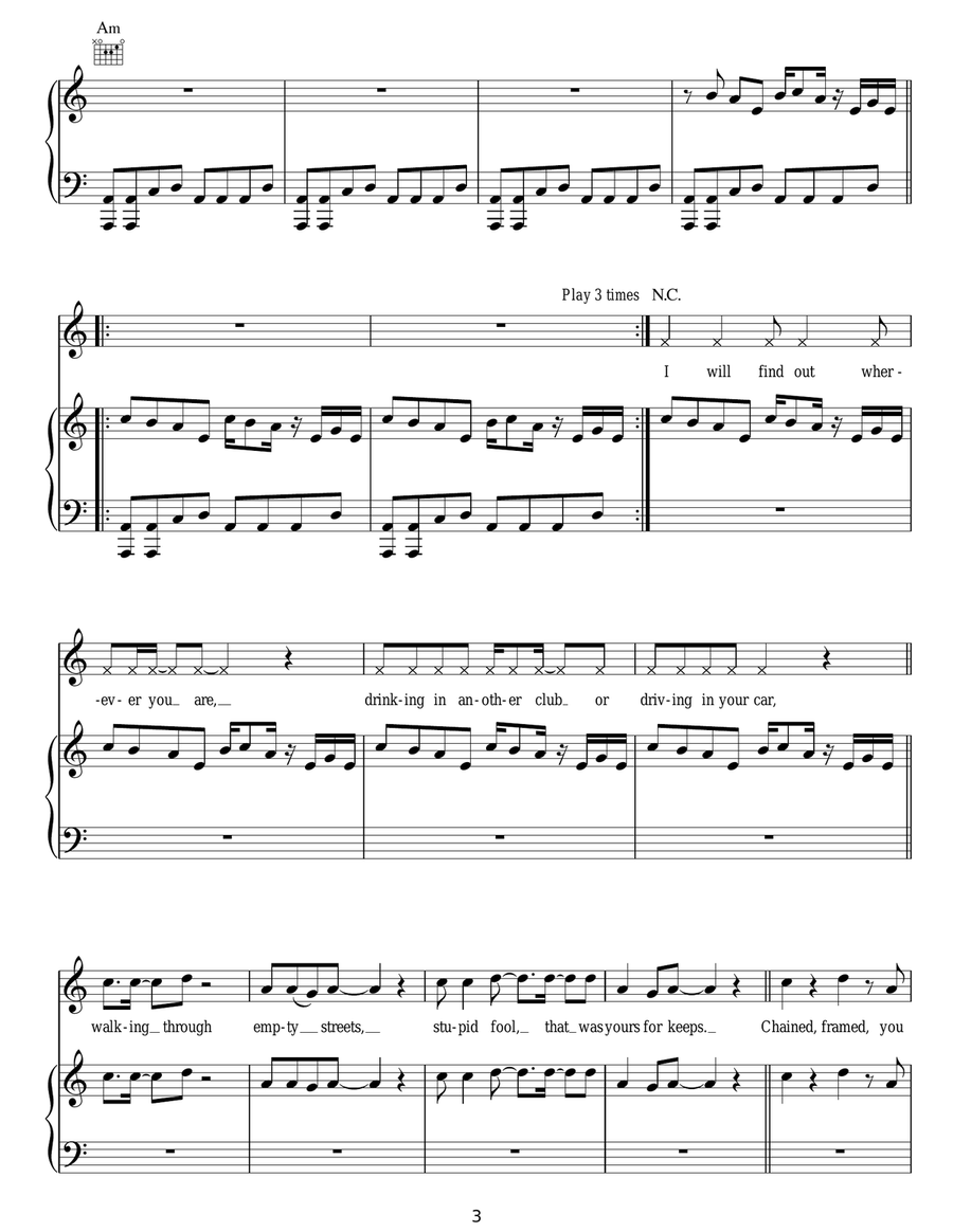 One More Chance One More Chance Acoustic Guitar scores gallery preview page 3