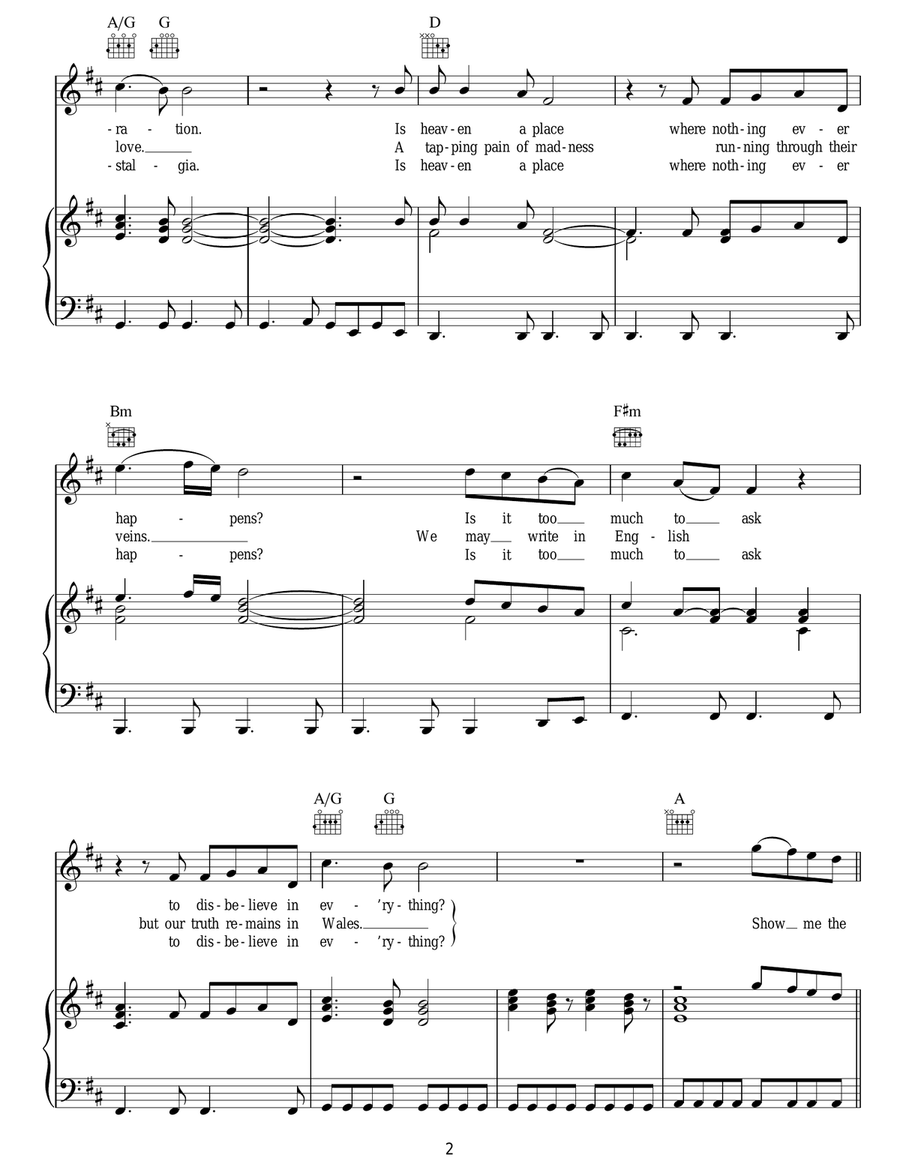 Show Me The Wonder Show Me The Wonder Acoustic Guitar scores gallery preview page 2