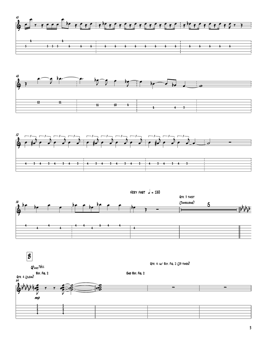 Signals (Orchestrion Sketch) Acoustic Guitar scores gallery preview page 3