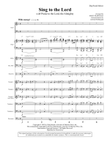 Sing To The Lord (with 