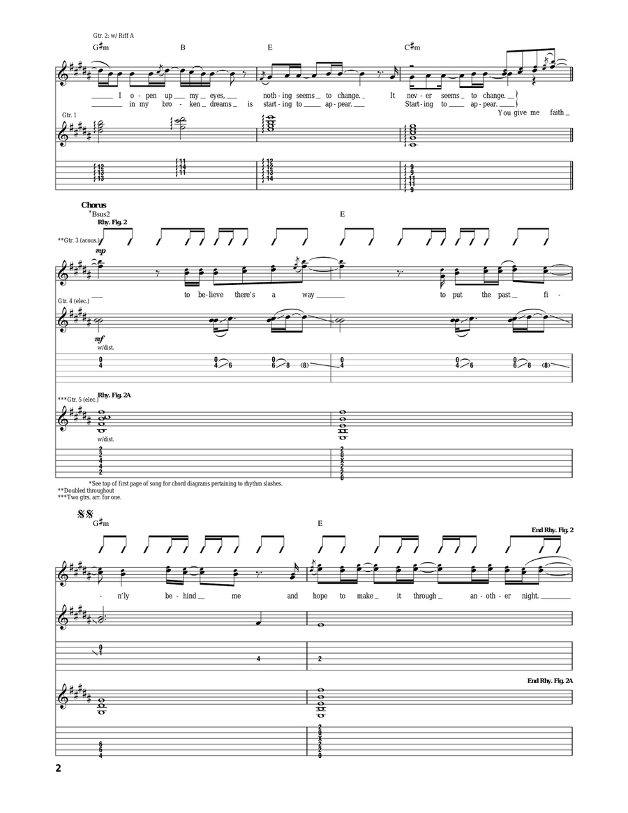Hard To Find Hard To Find Acoustic Guitar scores gallery preview page 2