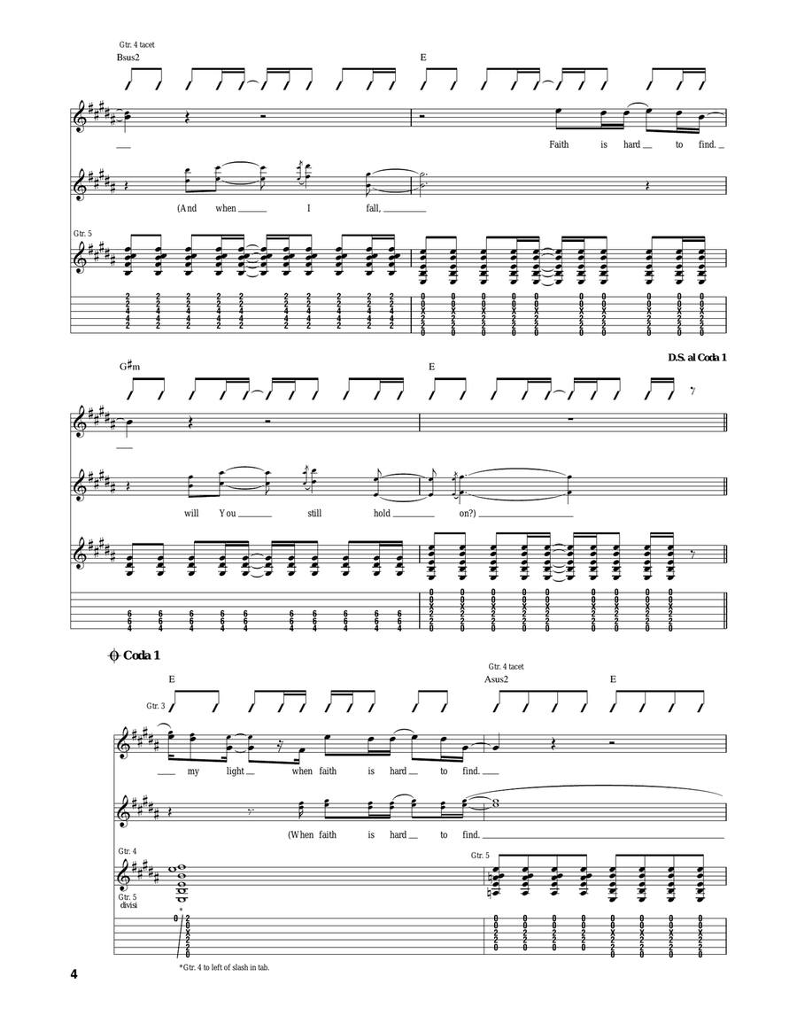 Hard To Find Hard To Find Acoustic Guitar scores gallery preview page 4
