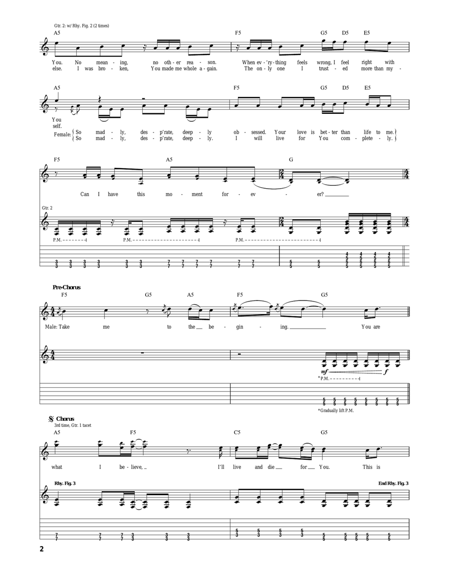 What I Believe What I Believe Acoustic Guitar scores gallery preview page 2