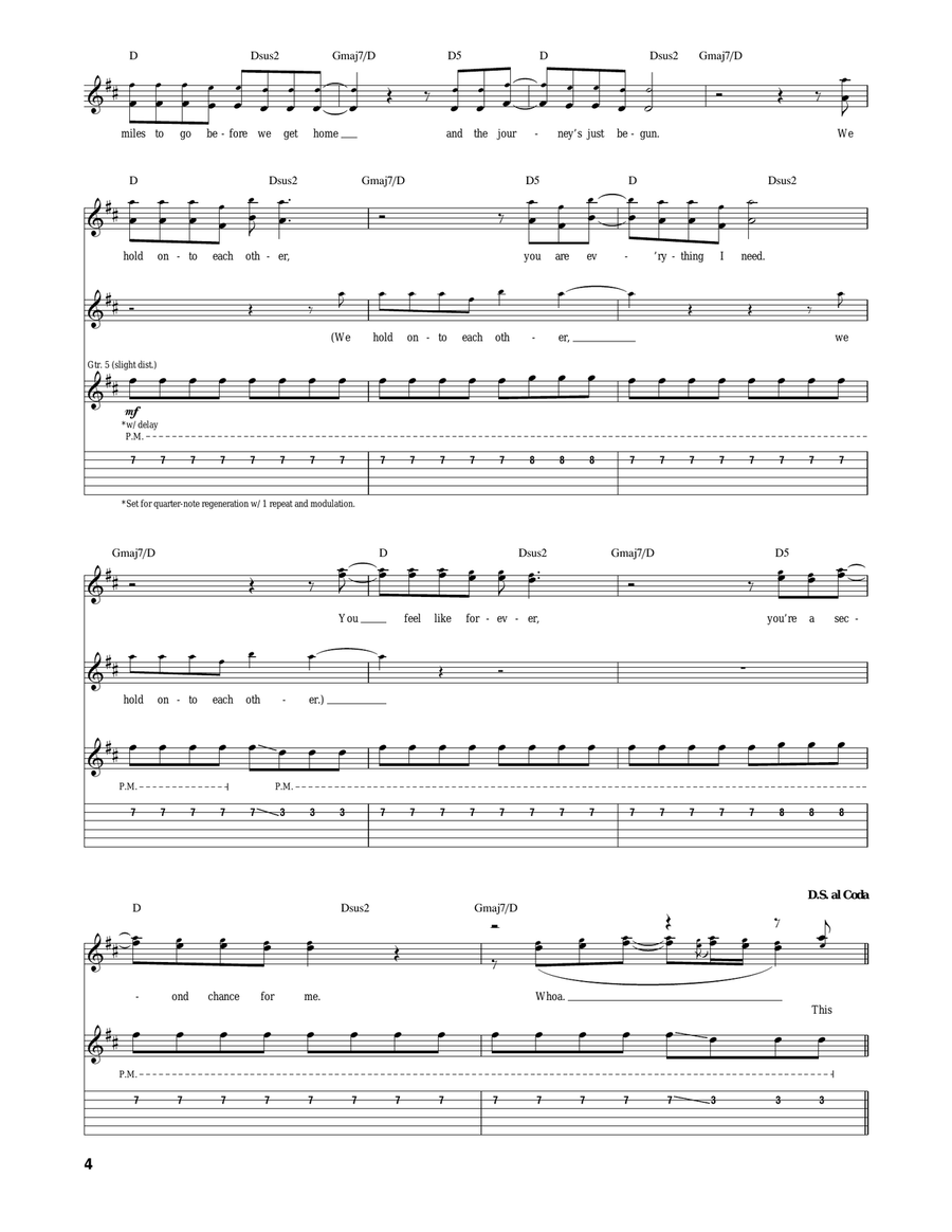 Good To Be Alive Good To Be Alive Acoustic Guitar scores gallery preview page 4