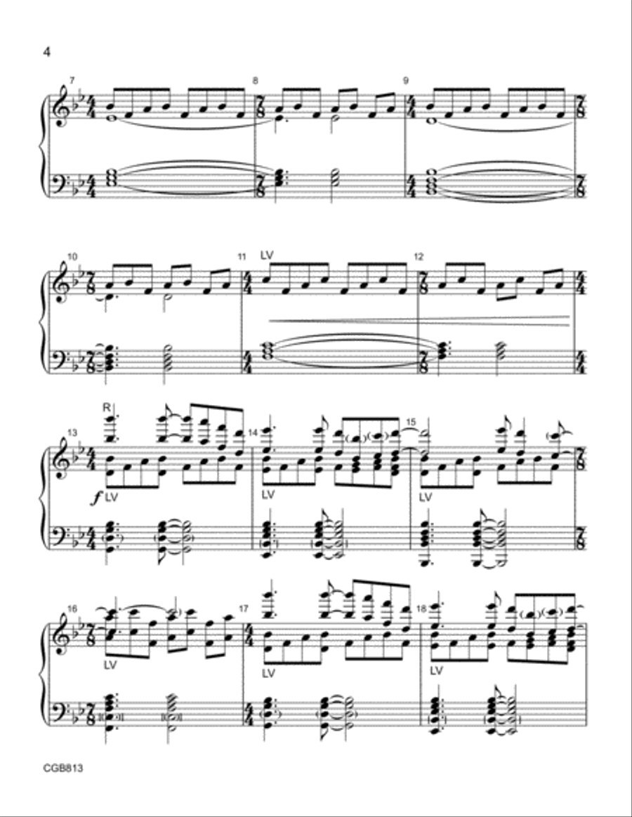 Through the Walk of Life Handbell Choir scores gallery preview page 3