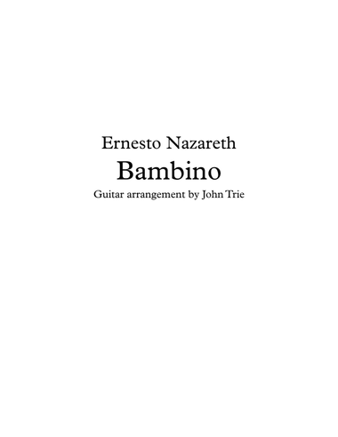 Bambino - tab