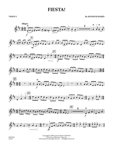 Fiesta - Violin 1