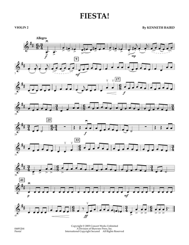 Fiesta - Violin 2