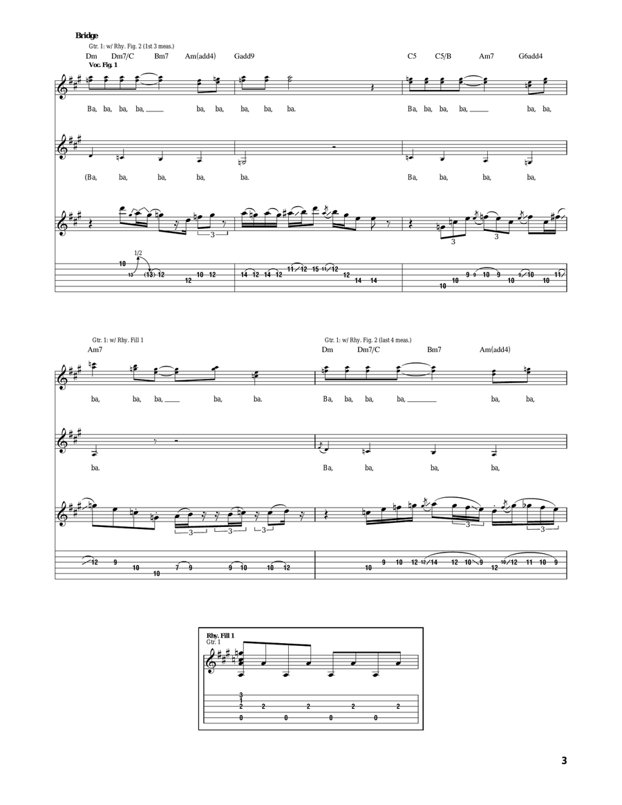 Lady Madonna Lady Madonna Acoustic Guitar scores gallery preview page 3