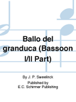 Ballo del granduca (Bassoon I/II Part)