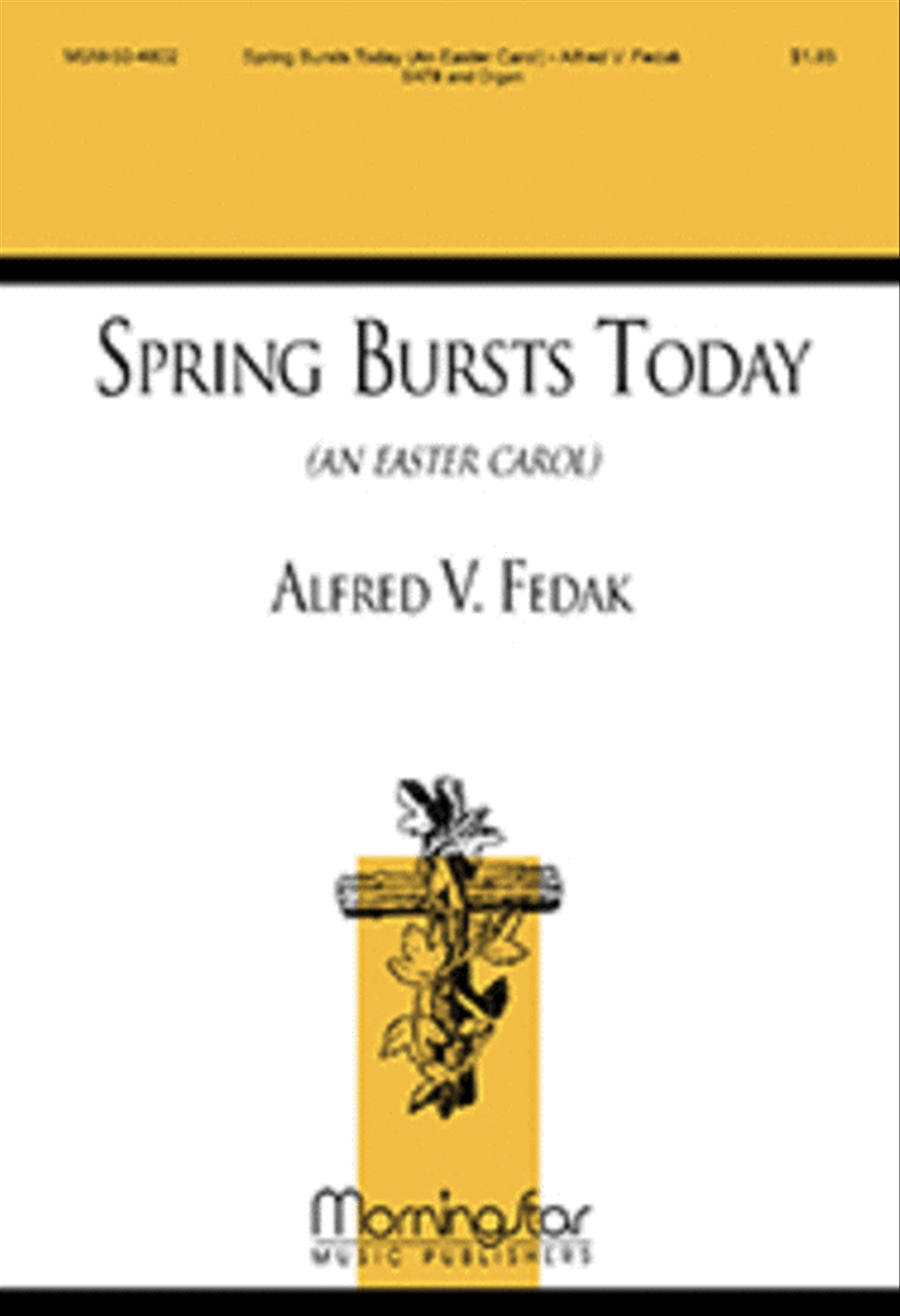 Spring Bursts Today (An Easter Carol) 4-Part scores gallery preview page 1