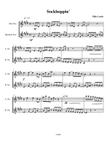 Sockhoppin' for Alto and Bari Sax duo or Soprano and Tenor Sax duo