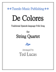 DE COLORES, for SATB Choir and Piano