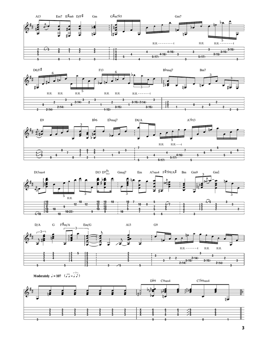 They Can't Take That Away From Me Electric Guitar scores gallery preview page 3