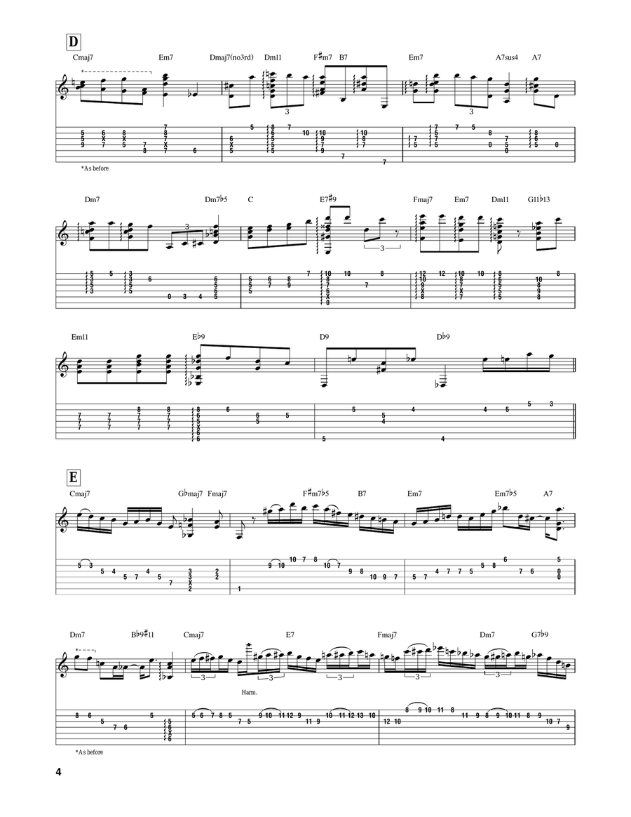 Isn't It A Pity? Electric Guitar scores gallery preview page 4
