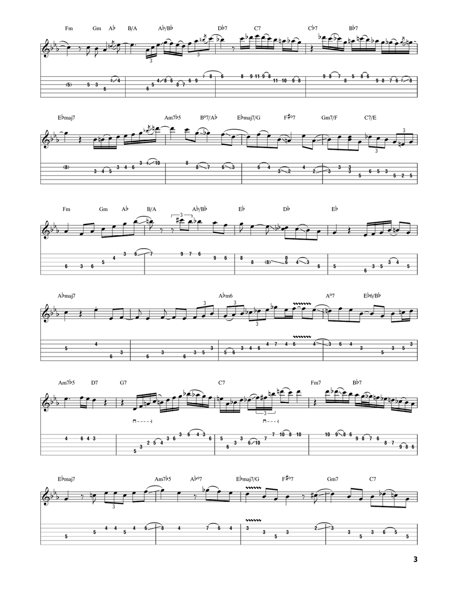 Someone To Watch Over Me Someone To Watch Over Me Electric Guitar scores gallery preview page 3