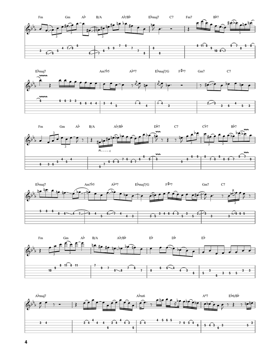 Someone To Watch Over Me Someone To Watch Over Me Electric Guitar scores gallery preview page 4